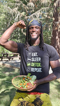 Eat, Sleep, DETOX, Repeat accountability 100% cotton Shirt