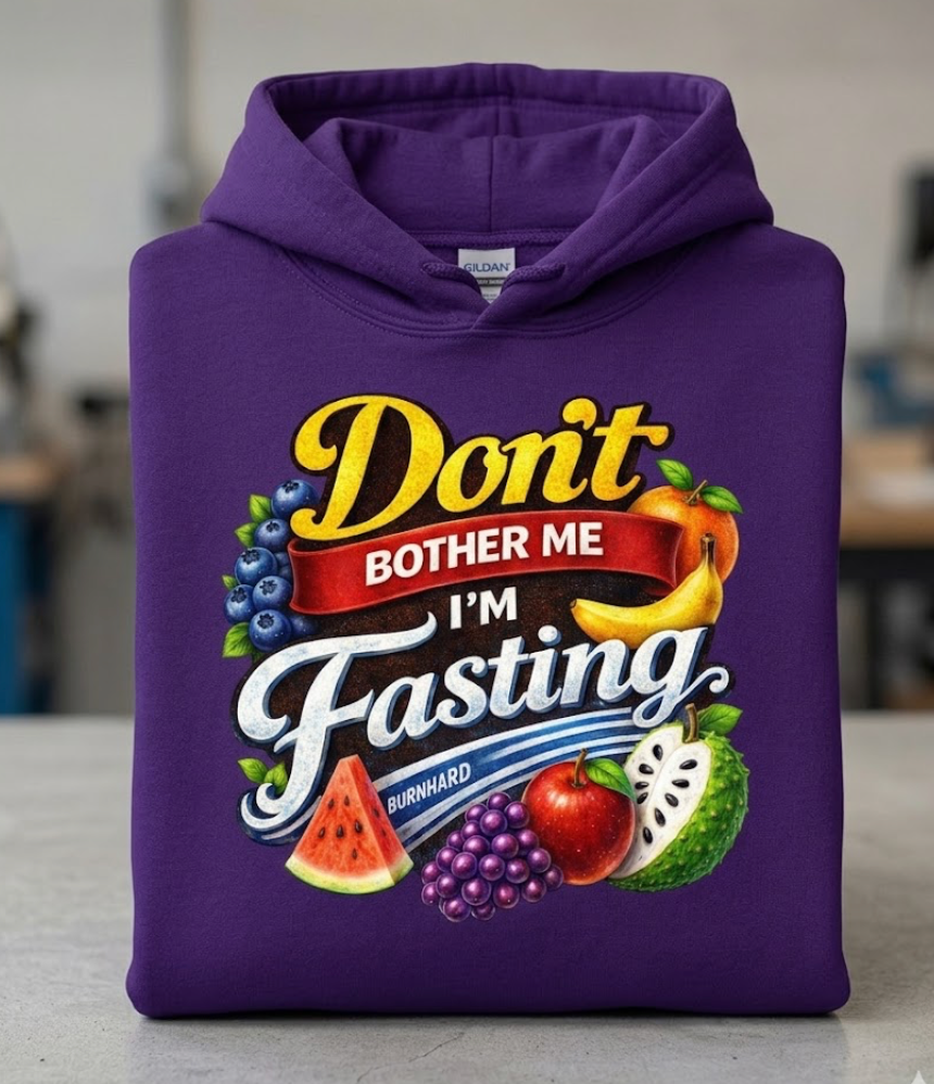 Don't Bother Me Im Fasting Burnhard Essential Unisex Hoodie (Alkaline Edition)