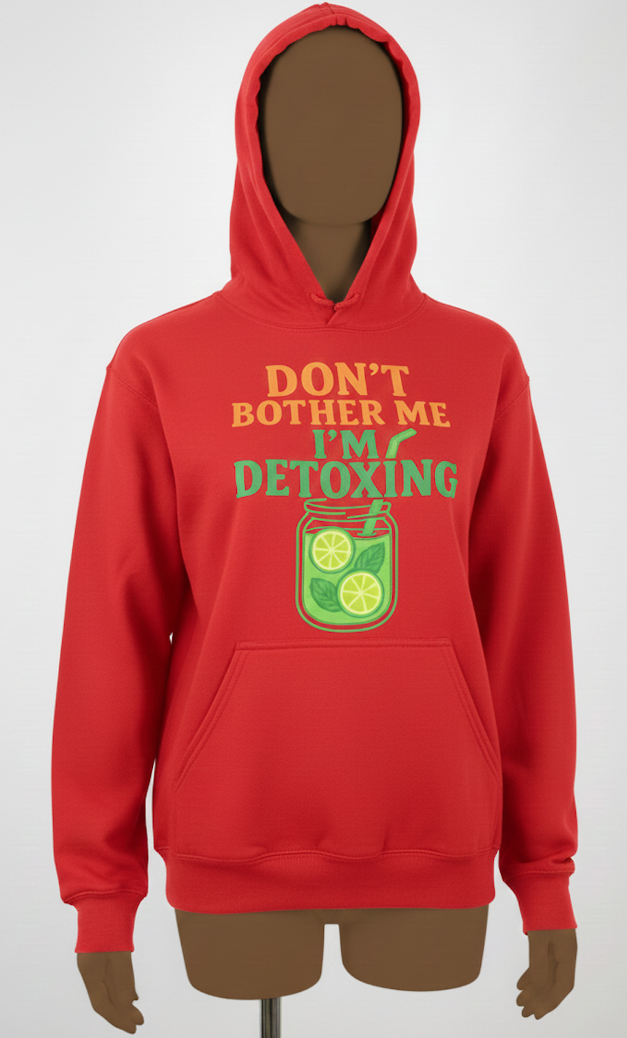 DON'T BOTHER ME, IM DETOXING, THE ESSENTIAL HOODIE ! UNISEX