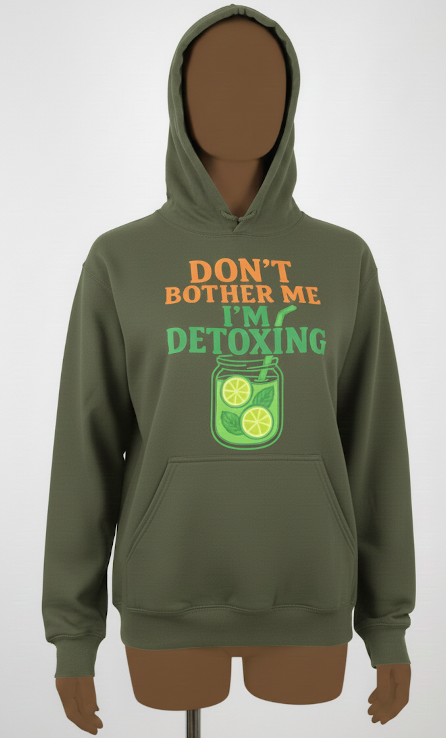 DON'T BOTHER ME, IM DETOXING, THE ESSENTIAL HOODIE ! UNISEX