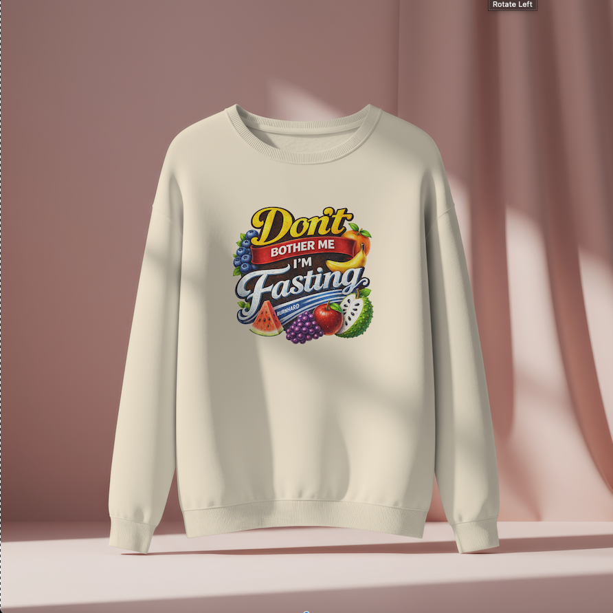 Don't Bother Me im Fasting Essential Unisex Sweater (Alkaline Edition)